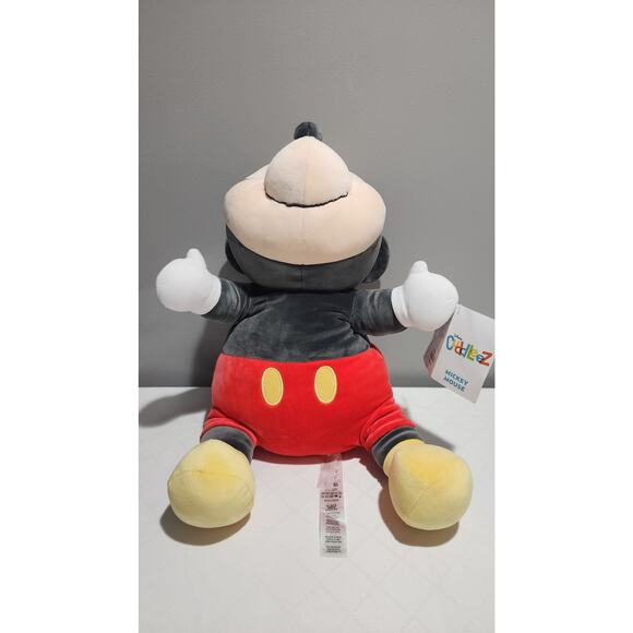 NWT Disney Parks Cuddleez Mickey Mouse Soft Squish Pillow Large Plush 25" - Picture 7 of 9